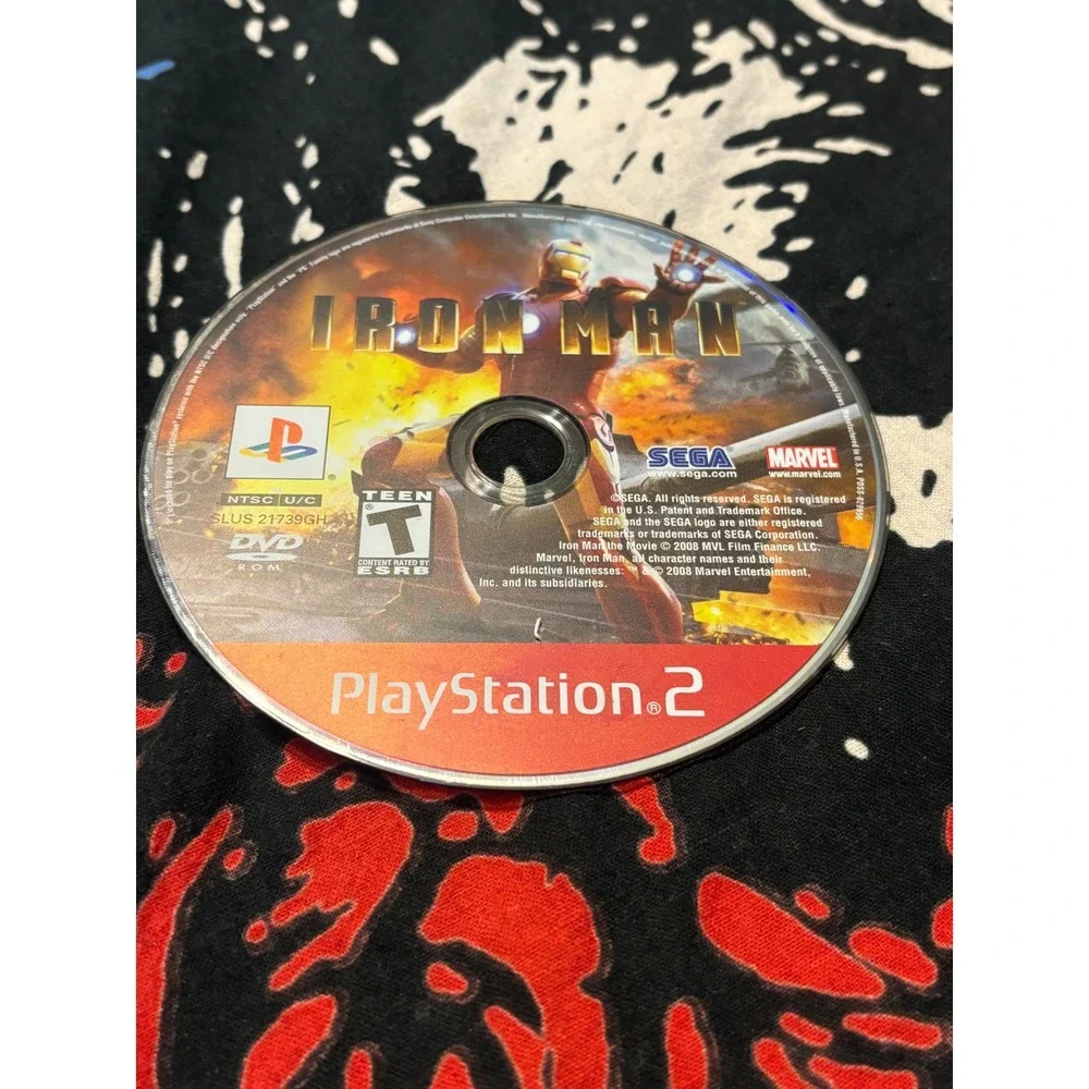 Iron Man PlayStation 2 PS2 Game Disc Only SEGA Marvel SLUS 21739GH 2008